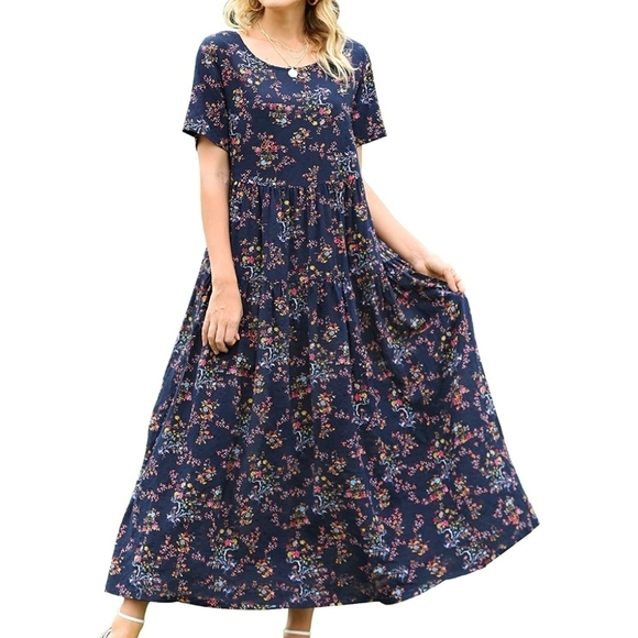 Floral Maxi Dress - Picture 1 of 12
